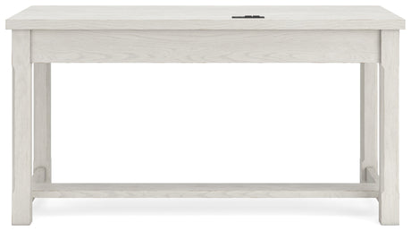 Robbinsdale Antique White Home Office Desk by Ashley at Eve Furniture