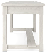Robbinsdale Antique White Home Office Desk by Ashley at Eve Furniture