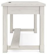 Robbinsdale Antique White Home Office Desk by Ashley at Eve Furniture