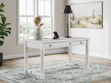 Robbinsdale Antique White Home Office Desk by Ashley at Eve Furniture