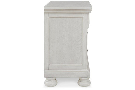 Robbinsdale Antique White Nightstand by Ashley at Eve Furniture