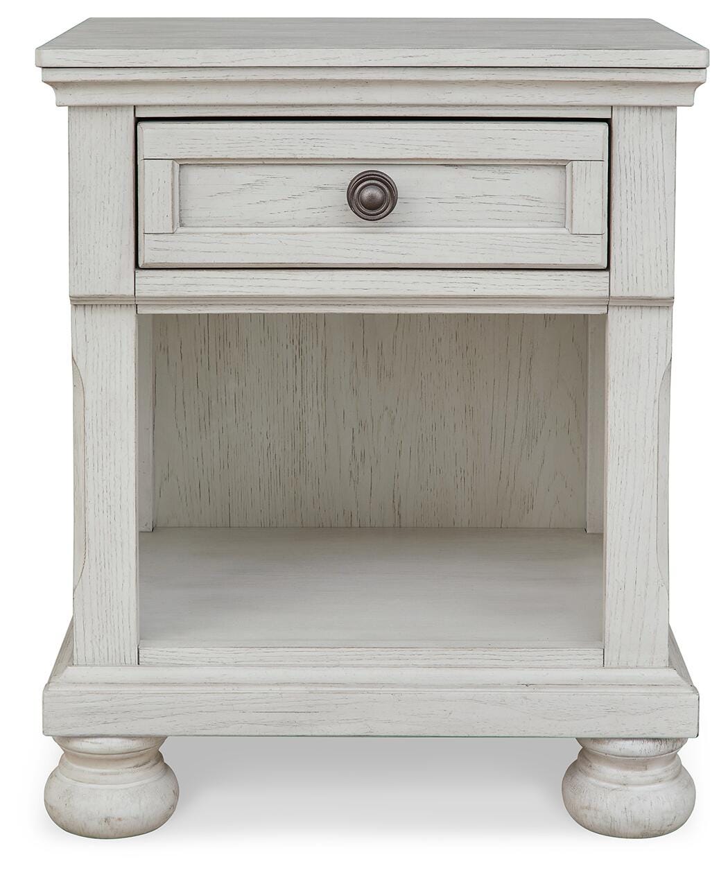 Robbinsdale Antique White Nightstand by Ashley at Eve Furniture