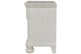 Robbinsdale Antique White Nightstand by Ashley at Eve Furniture