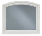 Robbinsdale Antique White Sleigh Storage Platform Bedroom Set by Ashley at Eve Furniture