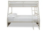 Robbinsdale Antique White Twin over Full Bunk Bed by Ashley at Eve Furniture