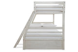 Robbinsdale Antique White Twin over Full Bunk Bed by Ashley at Eve Furniture