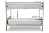 Robbinsdale Antique White Twin/Twin Bunk Bed with Ladder by ASHLEY FURNITURE at Eve Furniture