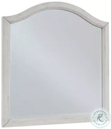 Robbinsdale Antique White Vanity Mirror (Mirror Only) by Ashley at Eve Furniture