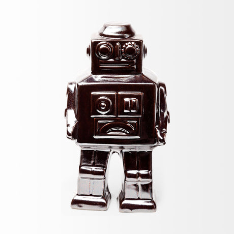 Robby Bronze Polished Robot by Mercana at Eve Furniture