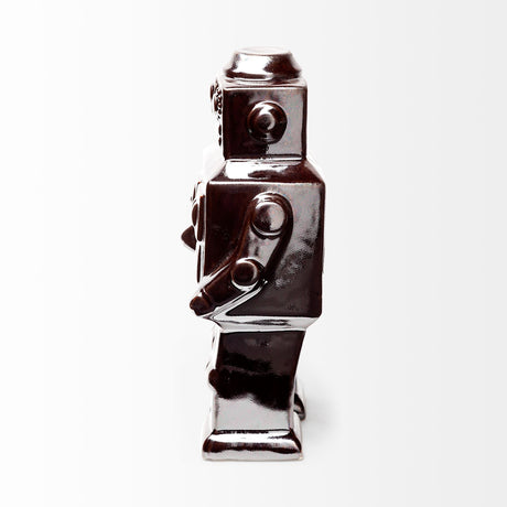 Robby Bronze Polished Robot by Mercana at Eve Furniture