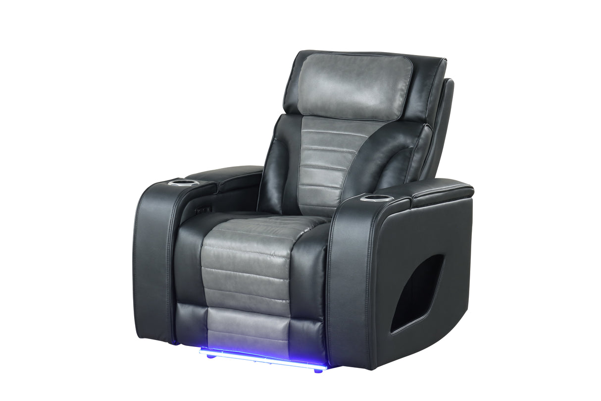 Robin Black 3-Piece Power Reclining Set [Special Price] by New Era Innovations at Eve Furniture