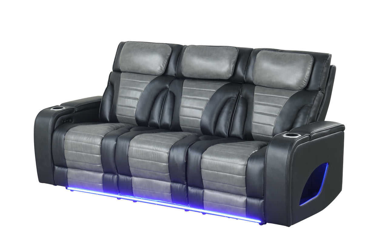 Robin Black 3-Piece Power Reclining Set [Special Price] by New Era Innovations at Eve Furniture