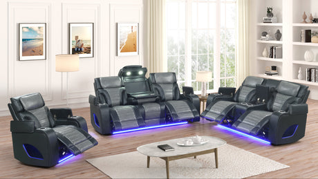 Robin Black 3-Piece Power Reclining Set [Special Price] by New Era Innovations at Eve Furniture