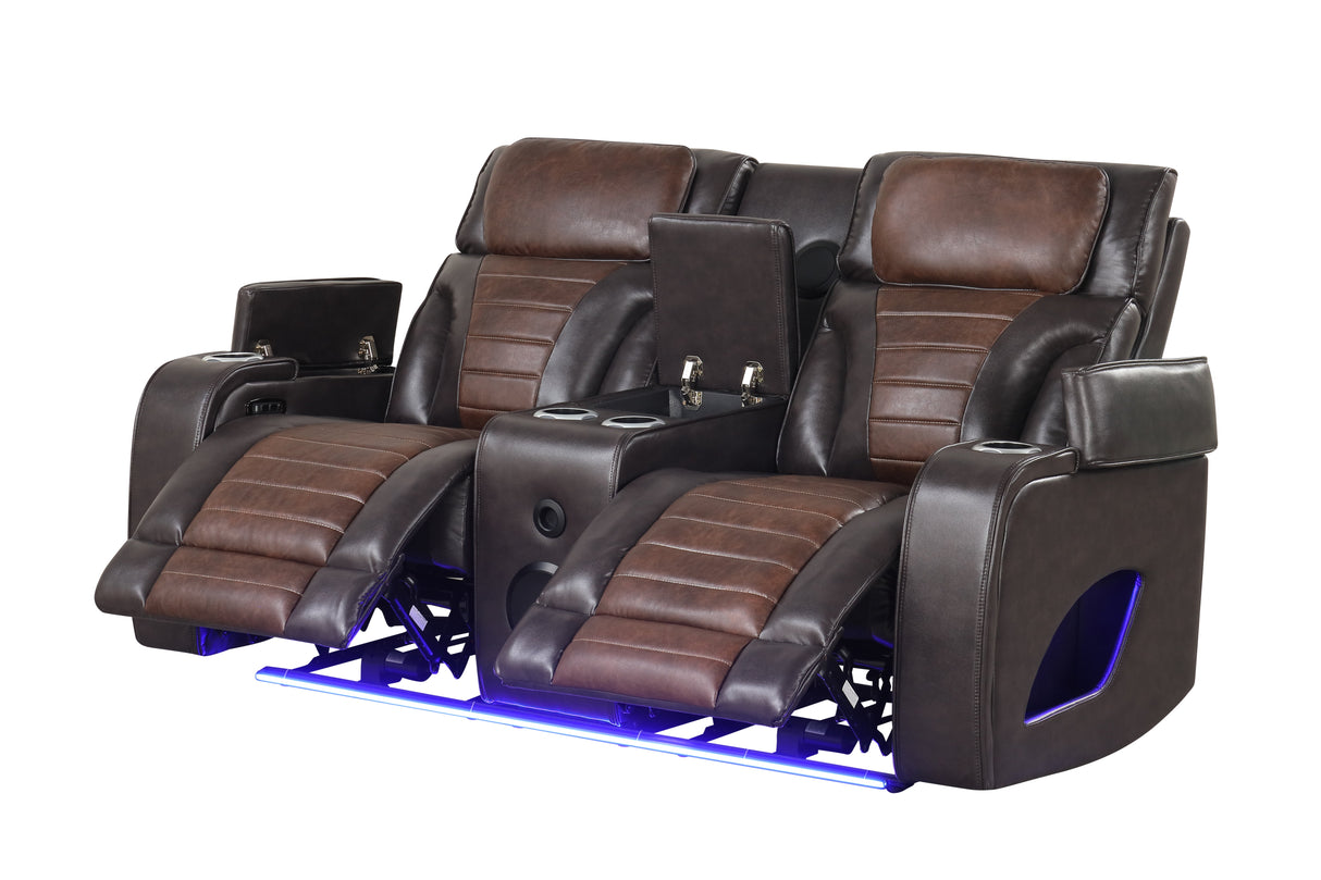 Robin Brown 3-Piece Power Reclining Set [Special Price] by New Era Innovations at Eve Furniture