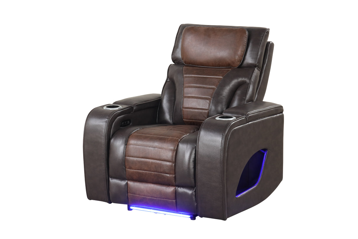 Robin Brown 3-Piece Power Reclining Set [Special Price] by New Era Innovations at Eve Furniture