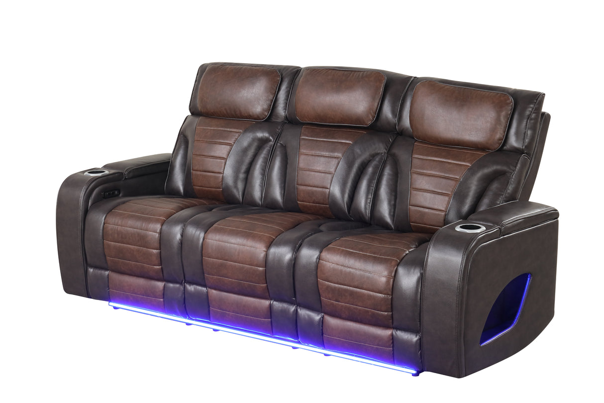 Robin Brown 3-Piece Power Reclining Set [Special Price] by New Era Innovations at Eve Furniture