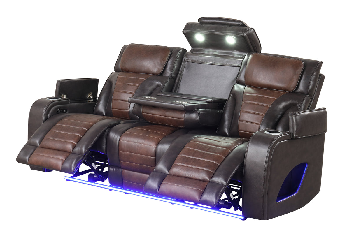 Robin Brown 3-Piece Power Reclining Set [Special Price] by New Era Innovations at Eve Furniture