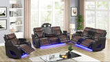 Robin Brown 3-Piece Power Reclining Set [Special Price] by New Era Innovations at Eve Furniture