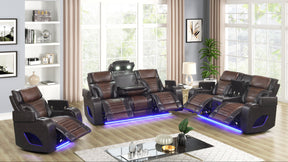 Robin Brown 3-Piece Power Reclining Set [Special Price] by New Era Innovations at Eve Furniture