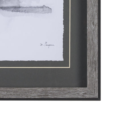 Robin BW I by Mercana Studio a Hand Embellished Textured Framed Art Print Matted under Glass by Mercana at Eve Furniture