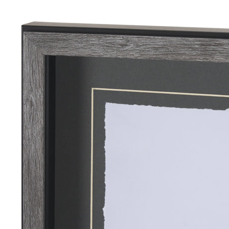 Robin BW I by Mercana Studio a Hand Embellished Textured Framed Art Print Matted under Glass by Mercana at Eve Furniture