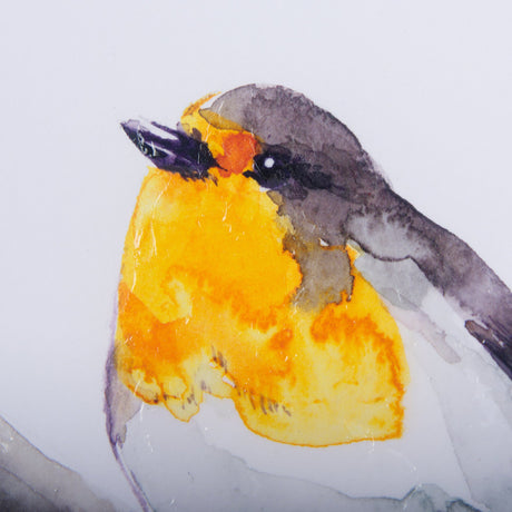 Robin I by Mercana Studio a Hand Embellished Textured Framed Art Print Matted under Glass by Mercana at Eve Furniture