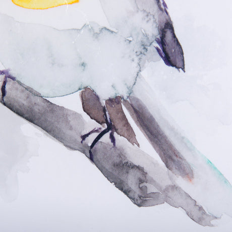 Robin I by Mercana Studio a Hand Embellished Textured Framed Art Print Matted under Glass by Mercana at Eve Furniture