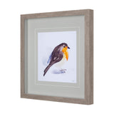 Robin II by Mercana Studio a Hand Embellished Textured Framed Art Print Matted under Glass by Mercana at Eve Furniture