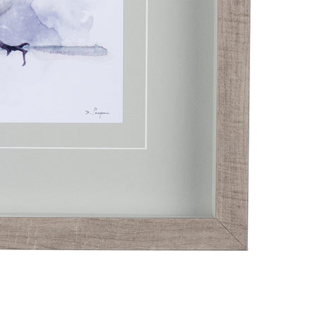 Robin IV by Mercana Studio a Hand Embellished Textured Framed Art Print Matted under Glass by Mercana at Eve Furniture