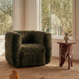 Robson Dark Green Swivel Chair by Moe's Home at Eve Furniture