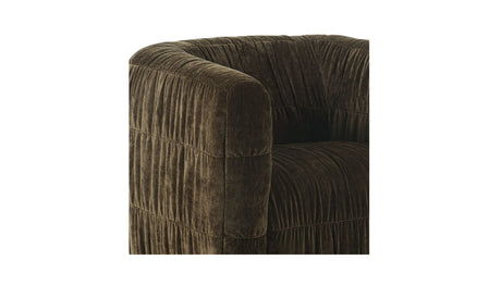 Robson Swivel Chair Dark Green by Moe's Home at Eve Furniture