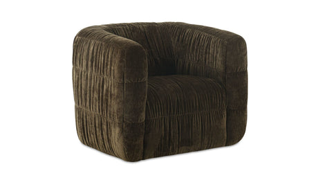 Robson Swivel Chair Dark Green by Moe's Home at Eve Furniture