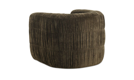 Robson Swivel Chair Dark Green by Moe's Home at Eve Furniture