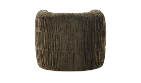 Robson Swivel Chair Dark Green by Moe's Home at Eve Furniture