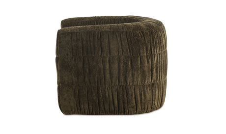 Robson Swivel Chair Dark Green by Moe's Home at Eve Furniture