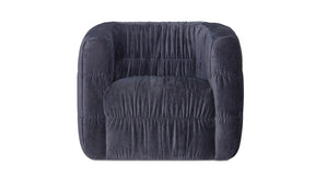 Robson Swivel Chair Navy by Moe's Home at Eve Furniture
