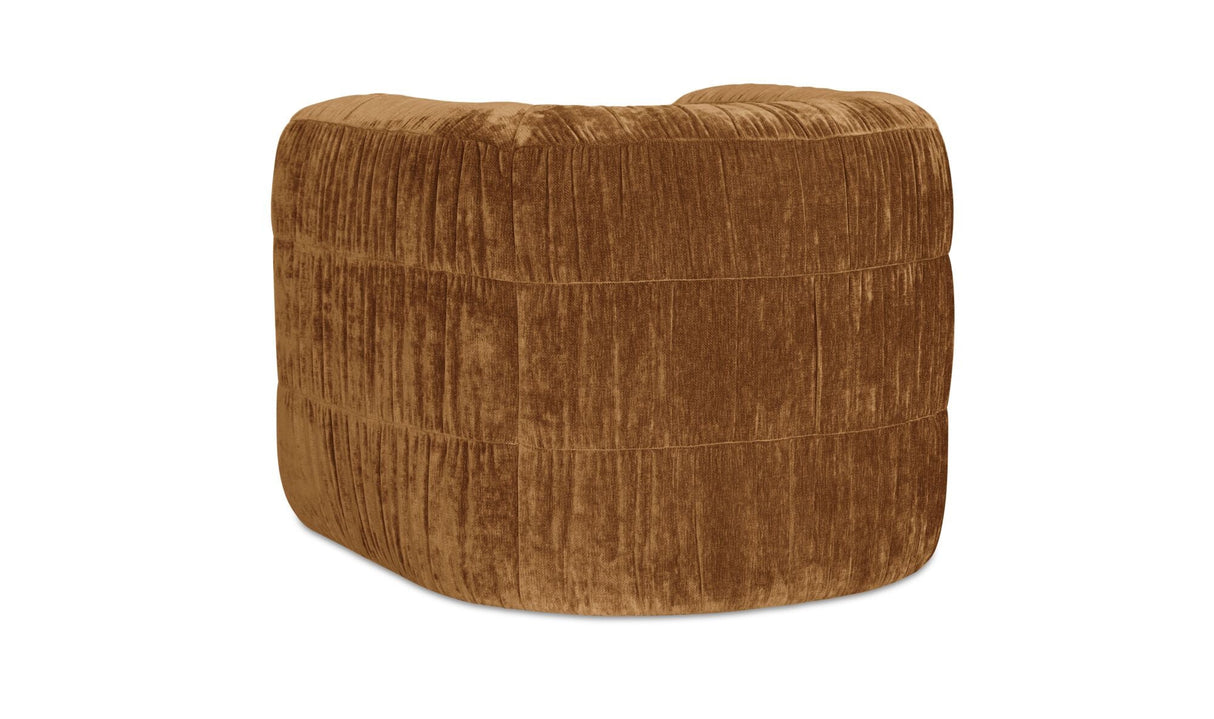 Robson Swivel Chair Toffee by Moe's Home at Eve Furniture