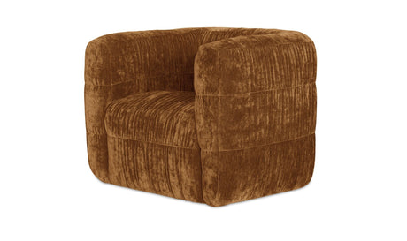 Robson Swivel Chair Toffee by Moe's Home at Eve Furniture