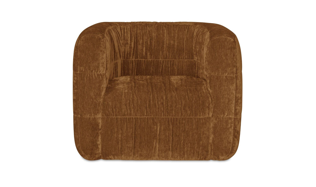 Robson Swivel Chair Toffee by Moe's Home at Eve Furniture
