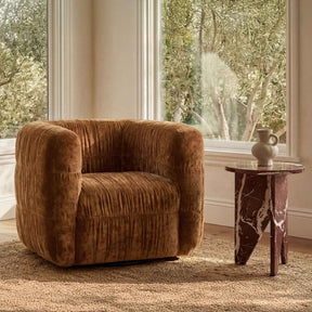 Robson Toffee Swivel Chair by Moe's Home at Eve Furniture