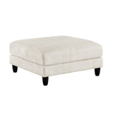 Robstown Beige Ottoman by Homelegance at Eve Furniture