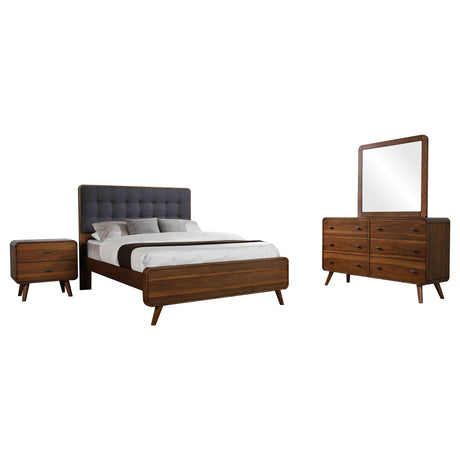 Robyn Dark Walnut 4-Piece Full Bedroom Set by Coaster at Eve Furniture