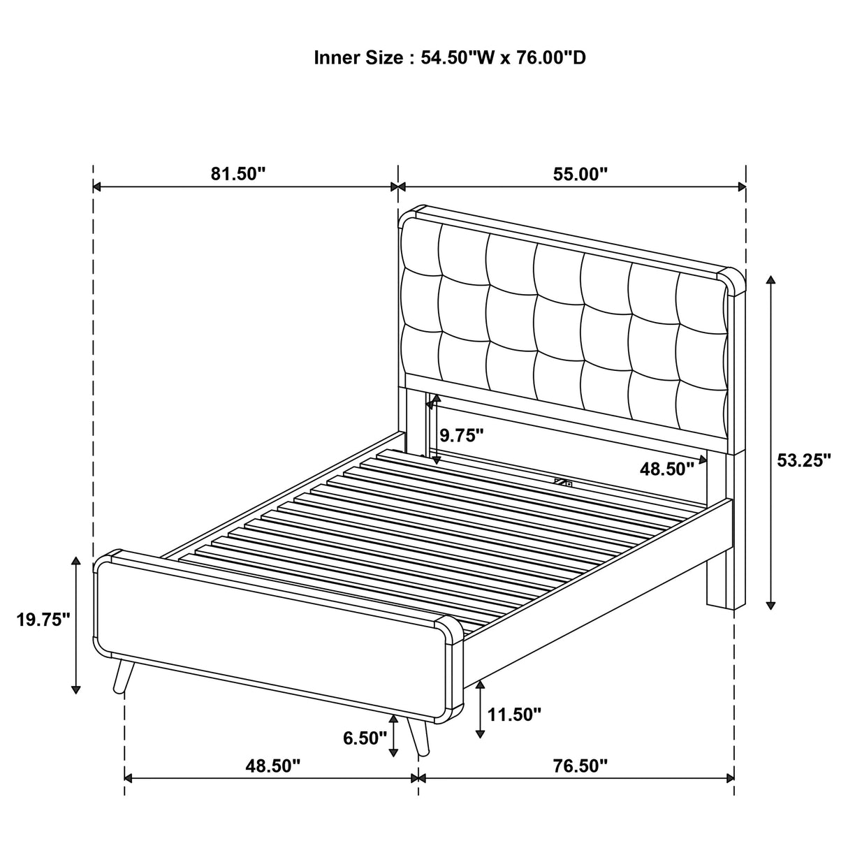 Robyn Dark Walnut 5-Piece Full Bedroom Set by Coaster at Eve Furniture