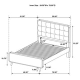 Robyn Dark Walnut 5-Piece Full Bedroom Set by Coaster at Eve Furniture