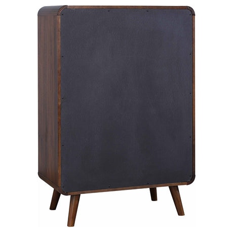 Robyn Dark Walnut 5-Piece Twin Bedroom Set by Coaster at Eve Furniture