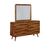 Robyn Dark Walnut Rectangular Mirror by Coaster at Eve Furniture