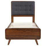 Robyn Dark Walnut Wood Twin Platform Bed by Coaster at Eve Furniture
