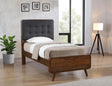 Robyn Dark Walnut Wood Twin Platform Bed by Coaster at Eve Furniture