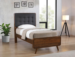 Robyn Dark Walnut Wood Twin Platform Bed by Coaster at Eve Furniture