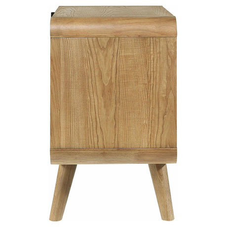 Robyn Light Ash 2-Drawer Nightstand by Coaster at Eve Furniture